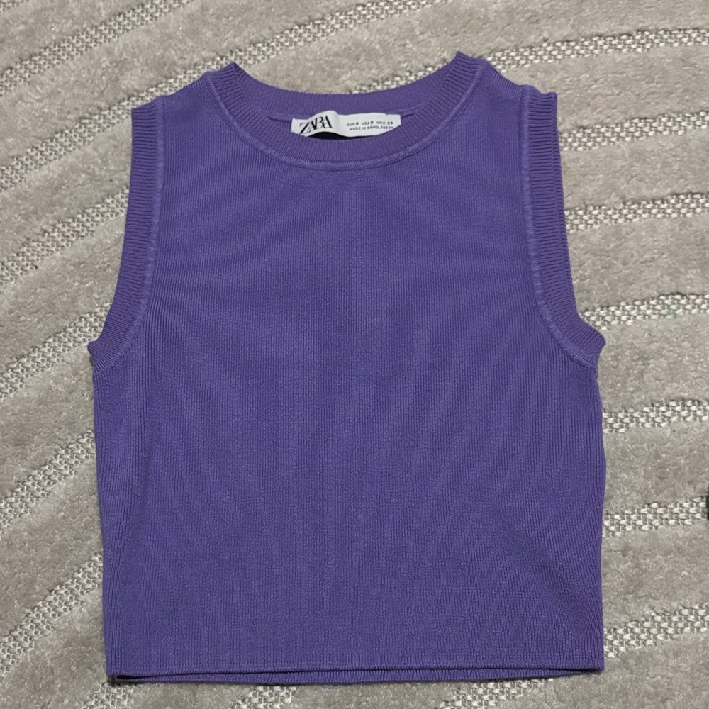 Purple Sleeveless Top